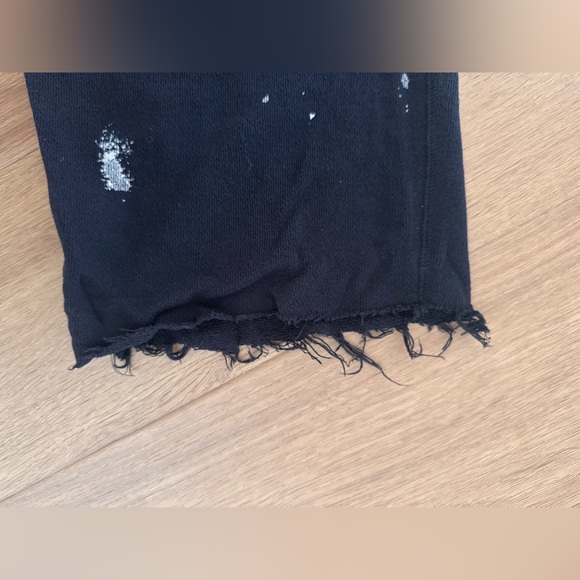 R13 Black Articulated Knee Sweatpants Size 25 - Picture 10 of 10